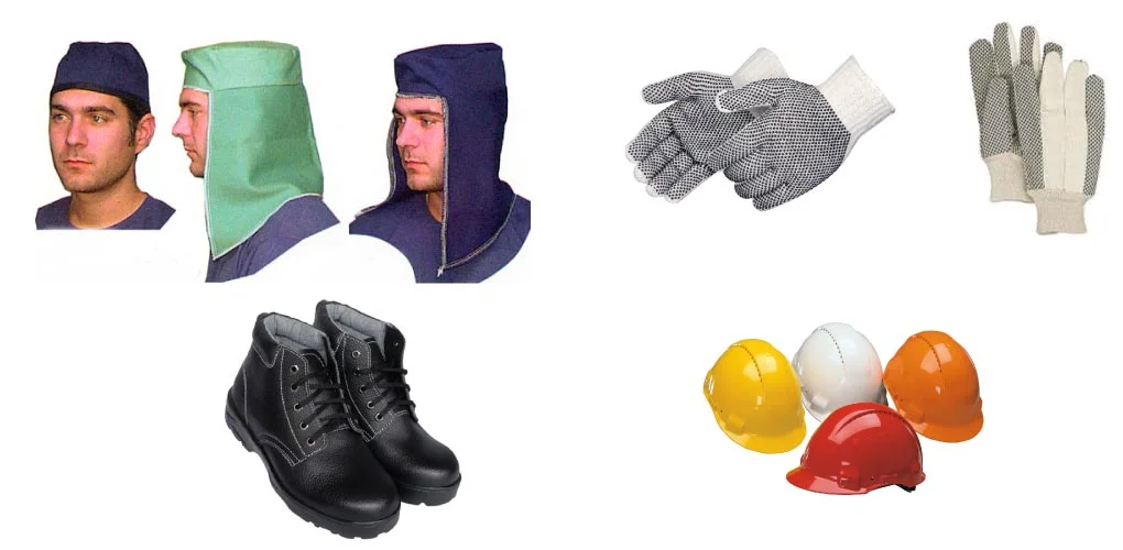 Safety Accessories - Welder Caps, Safety Gloves, Safety Shoes and Safety Helmets