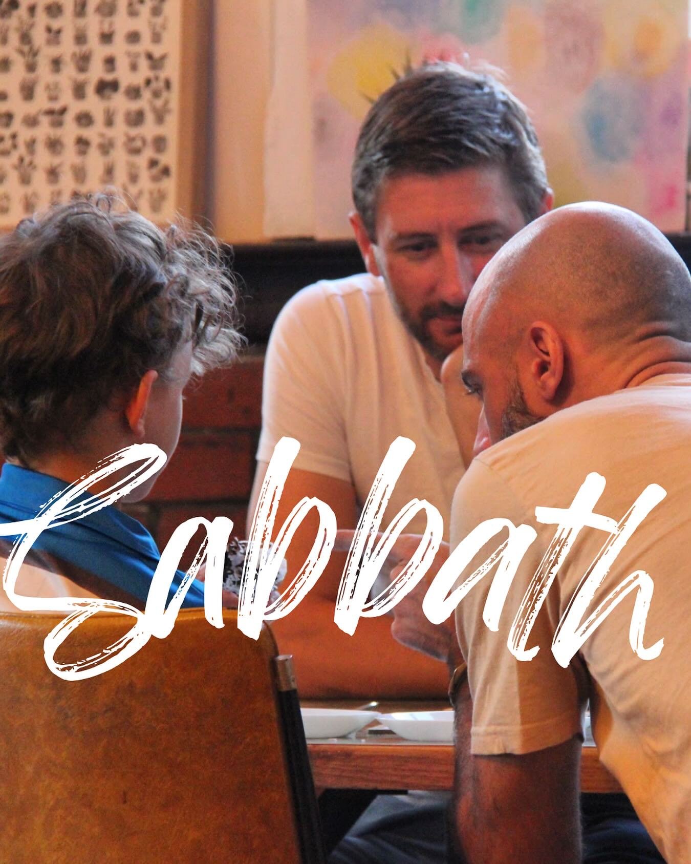 Throughout July, we&rsquo;re focussing on and experimenting with Sabbath &ndash; stopping, resting, delighting and worshipping. 

We&rsquo;re disrupting our usual rhythms and not having a regular gathering on Sunday 14th July. You&rsquo;re welcome to