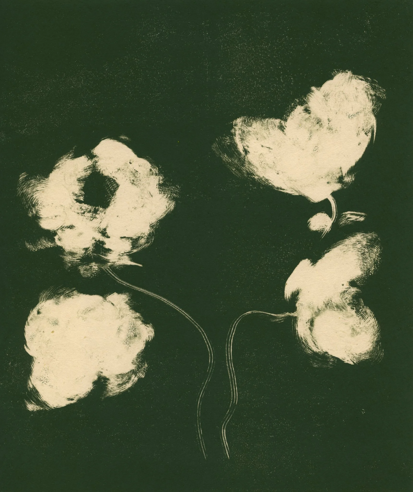  Juni, 2024  Monotype on washi  