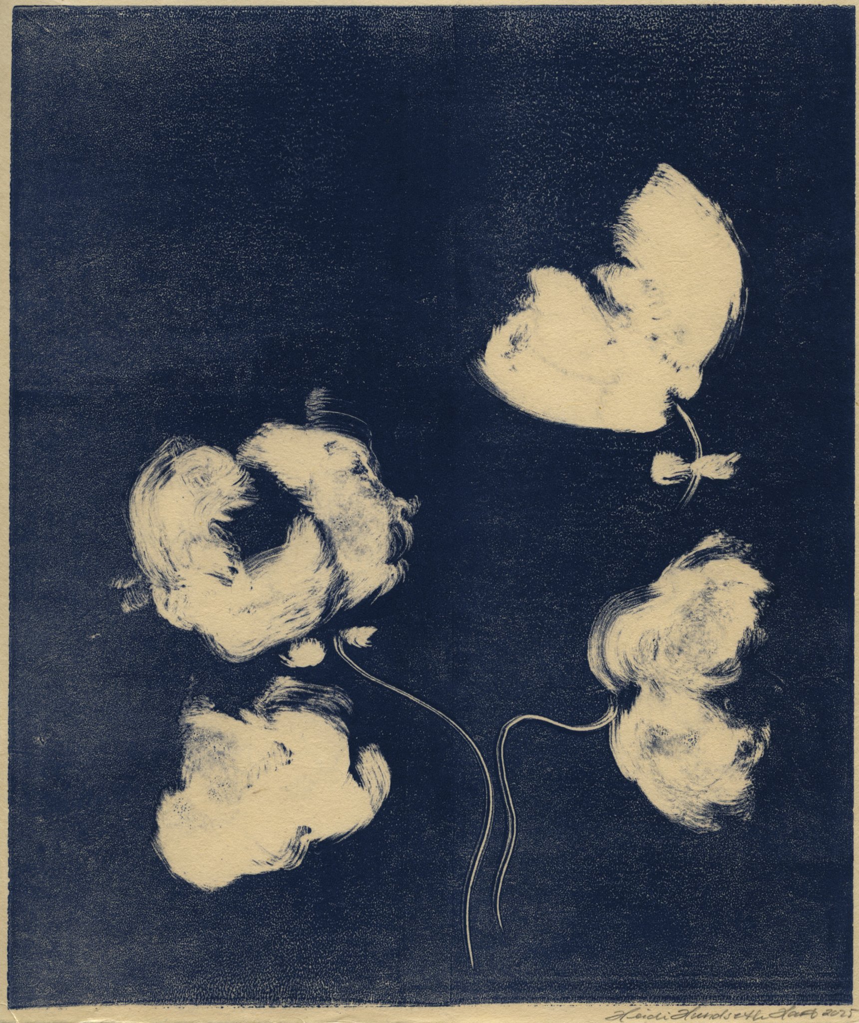  August, 2025  Monotype on washi 