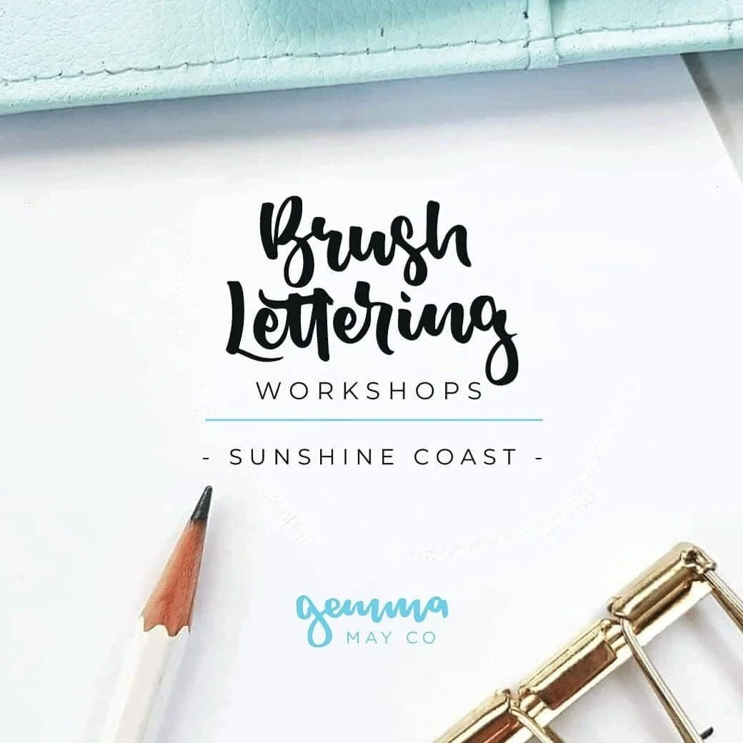 WORKSHOPS!
Brush Pen Lettering 

TWO DATES
Sat 12 Dec 1-5pm
Sat 19 Dec 9am-1pm
Both at Wotso, Sippy Downs, Sunshine Coast. 

✍️ Introduce you to the basics of lettering, 
🖌️Teach you the ways of the brush pen (Pentel Sign Brush Pen)
🌳Learn the many