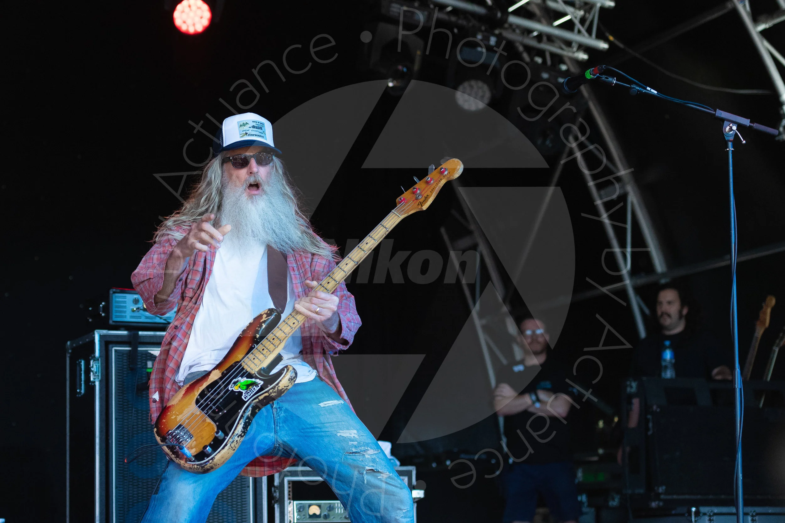  Jack Bessant on stage at AmpRocks 2018 