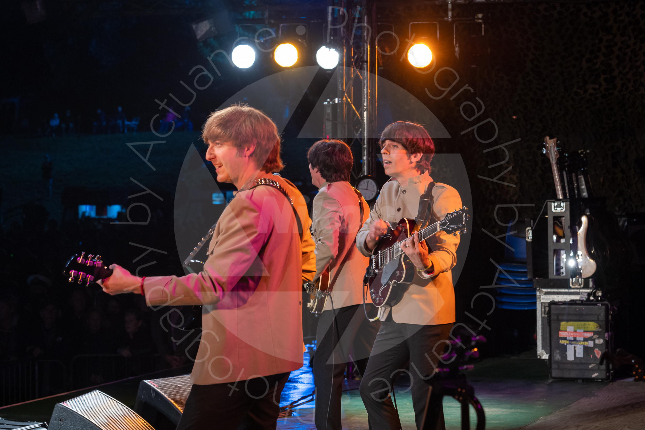  The Bootleg Beatles on stage in the Main Arena at Twinwood 2018 