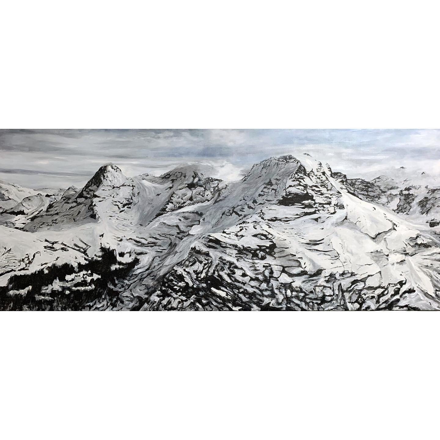 Title: &ldquo;Eiger, M&ouml;nch, Jungfrau&rdquo;
&copy; Oliver Staeuber
Technique: Oil on linen canvas
Dimensions: 120x50cm
Year: 2022
One of a kind
Status: sold 🔴
.
.
.
.
#art #artgallery #artnow #oilpainting #oiloncanvaspainting #artcollector #lie