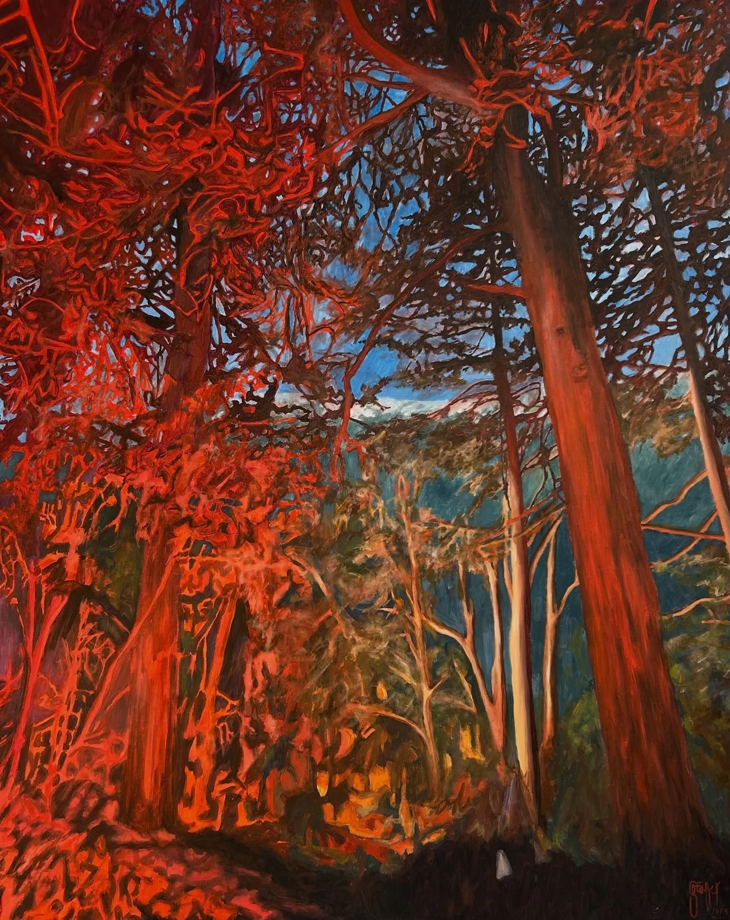 .
Title: &ldquo;Breakthrough&rdquo; (Durchbruch)
 &copy; Oliver Staeuber 
Technique: Oil on cotton canvas
Size: 100 x 80cm
Year: 2025
One of a kind
Exklusiv in der Galerie Hergiswil
.
Kunstausstellung:
&ldquo;Zwischen Gezeiten und Schatten&rdquo;
&Ou