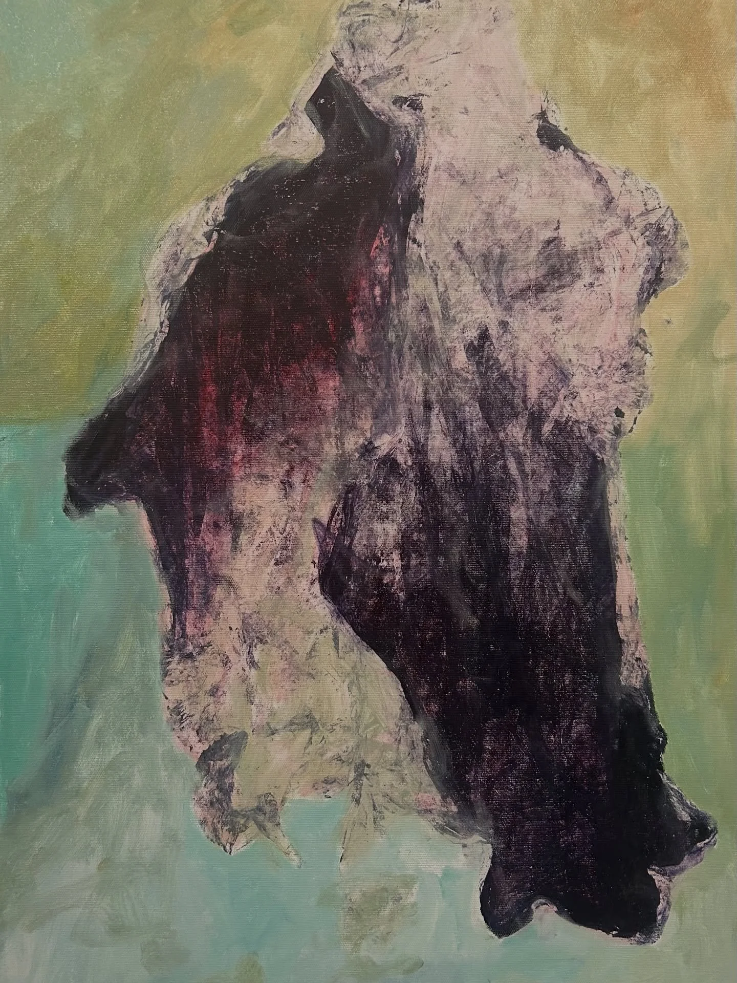 Title: &ldquo;A horse of the apocalypse&rdquo;
 &copy; Oliver Staeuber 
Technique: Oil on cotton canvas
Size: 50x70cm
Year: 2026
One of a kind
@ art gallery artrewards
.
.
.
.
#oilpainting #art #curator #kunst #artwork