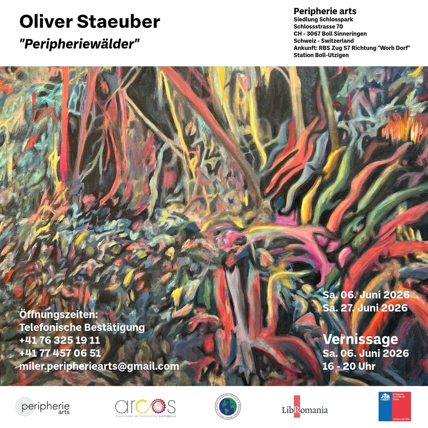 Save the date!
#kunstinbern #artechileno #vernissage #artopening #kunstausstellung