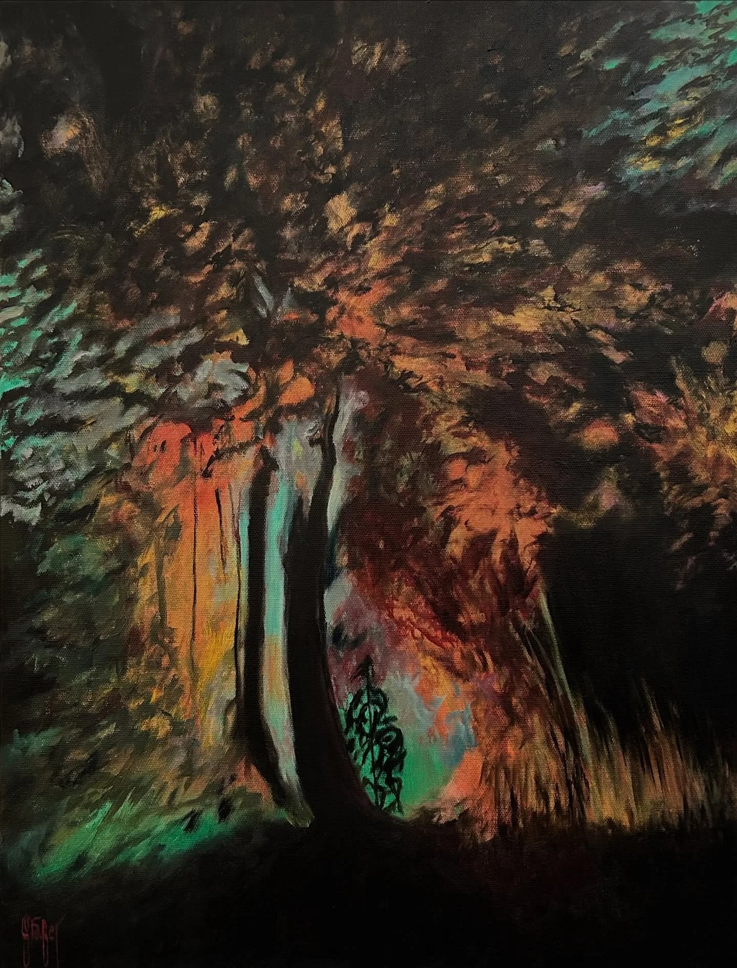 .
Title: &ldquo;Boreal&rdquo;
 &copy; Oliver Staeuber 
Technique: Oil on cotton canvas
Size: 45x60cm
Year: 2025
One of a kind
Exklusiv in der Galerie Hergiswil
.
Kunstausstellung:
&ldquo;Zwischen Gezeiten und Schatten&rdquo;
&Ouml;l- und Akrylbilder
