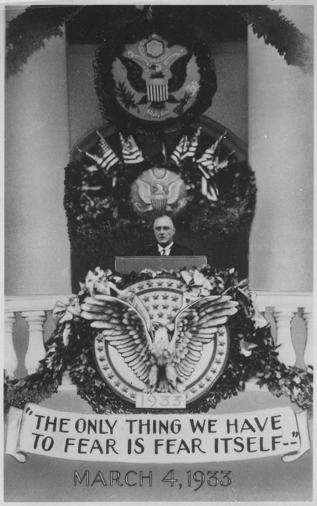 Figure 1FDR's 1933 Inagural Speech. Image credit .