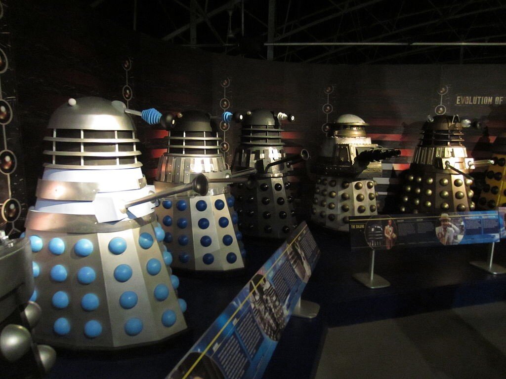 Dalek image by Nelo Hotsuma from Rockwall [CC BY 2.0 (https://creativecommons.org/licenses/by/2.0)]