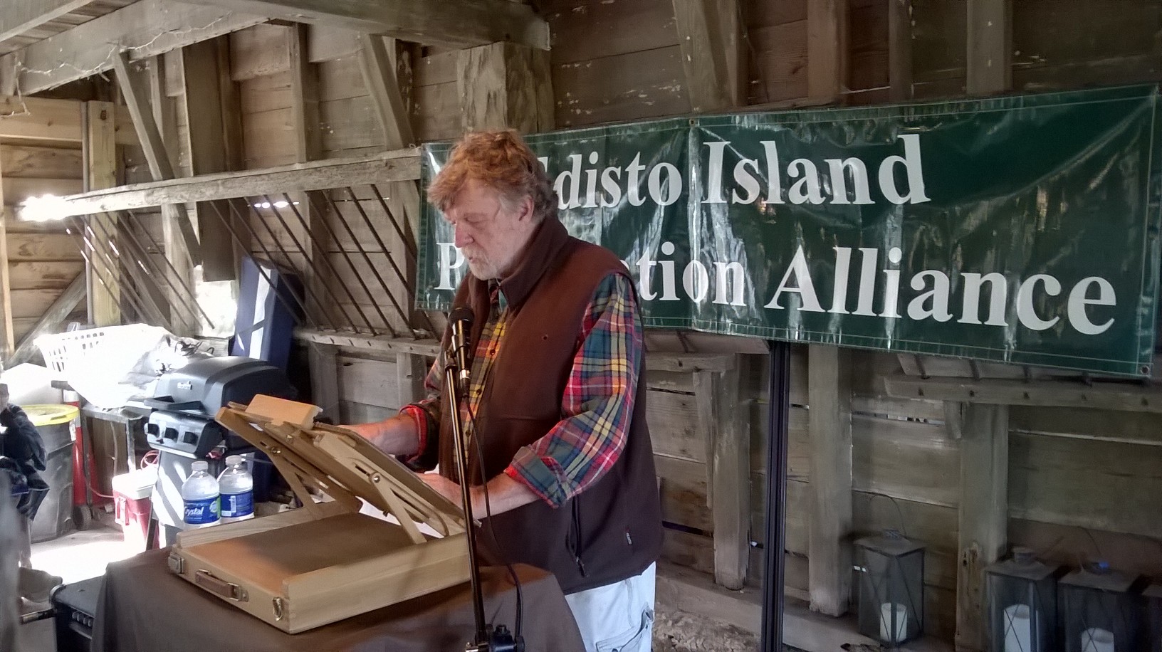 Roger Pinckney delights attendees of Annual Meeting