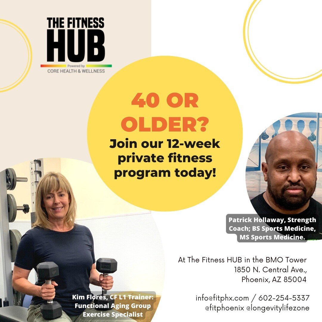 Aging is inevitable, no one can stop the clock. The key is to live long but not live old. 

The LLZ program is now available at The Fitness HUB in mid-town Phoenix!