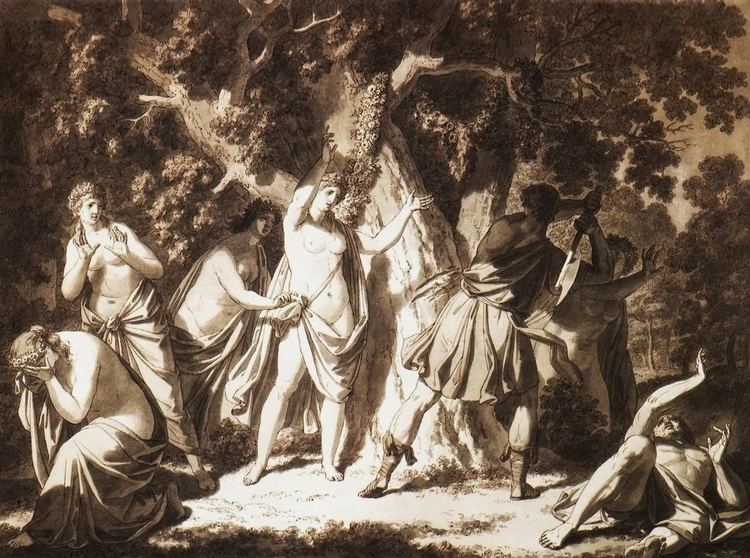 Erysichthon cutting down the sacred oak