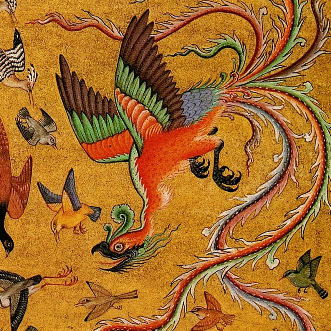 Paradise Garden: Phoenix, Firebird, Simorgh