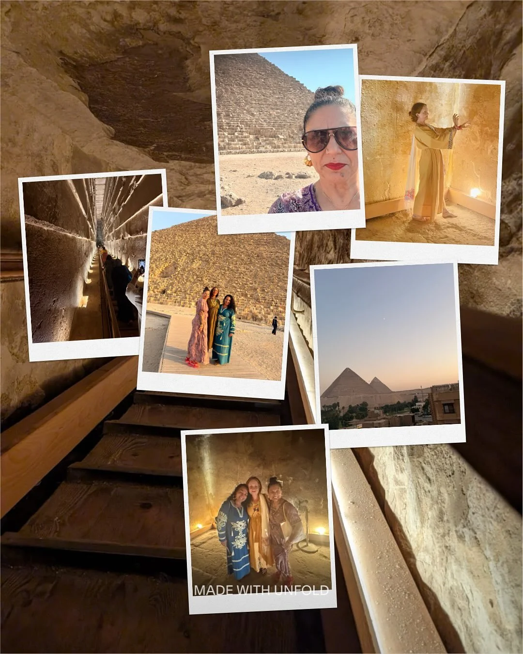 My heart is so full from this glorious trip to Egypt. These are only a handful of the many pictures so more to come! ⁣
⁣
What can I say about the Pyramids &amp; the Sphinx? To be on that plateau, looking at these ancient structures, going inside the 