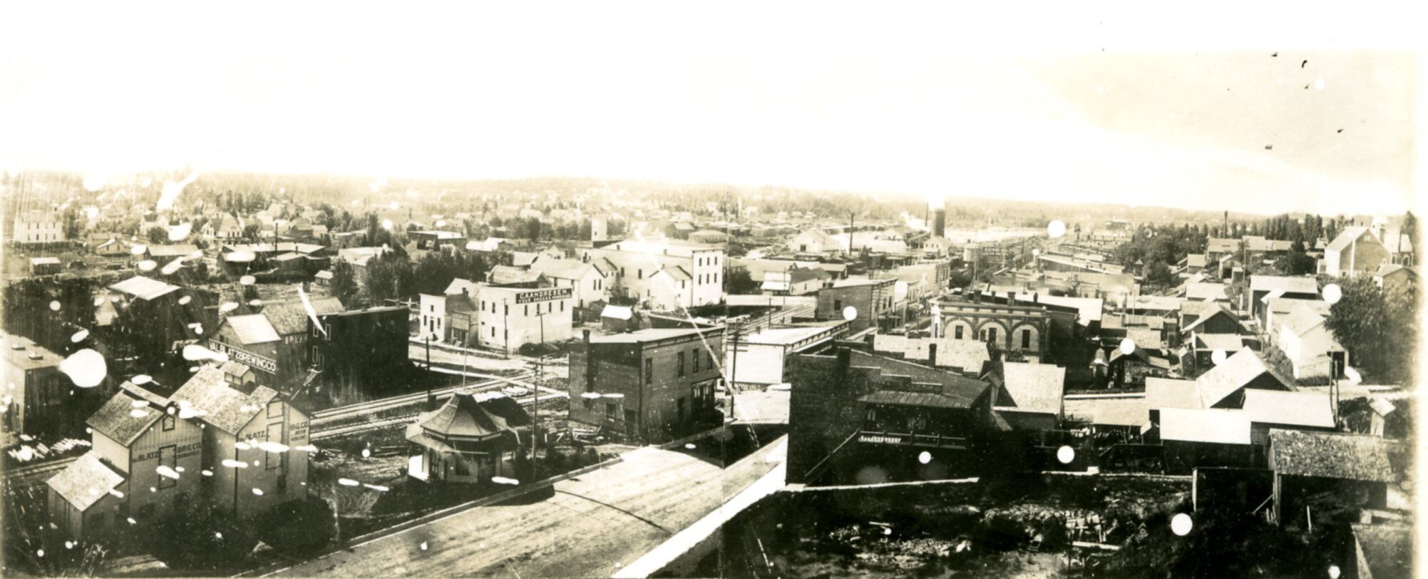 VAL Blatz Brewing Co Medford WI buildings say Val Blatz Brg Co Storage and Val  Blatz Beer House.jpg