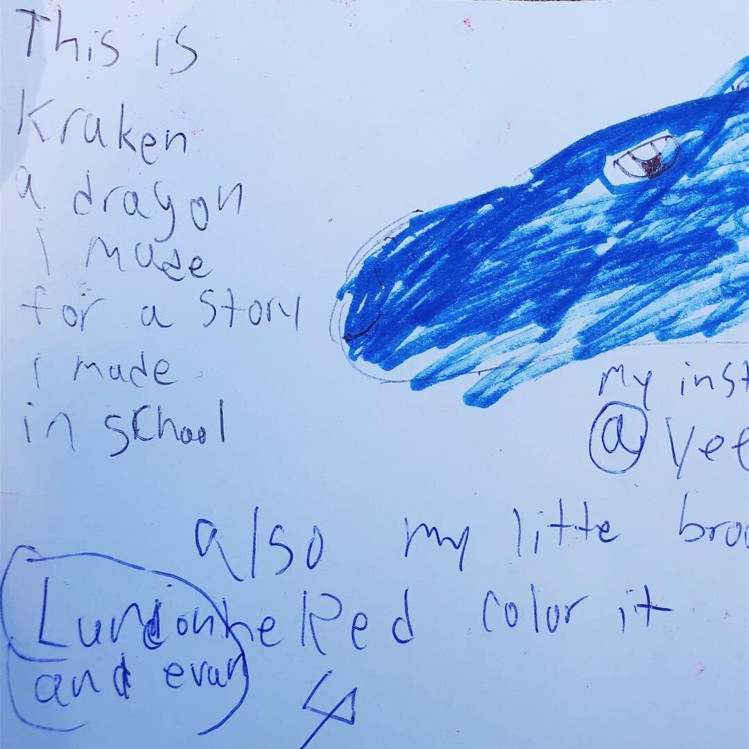 &ldquo;This is a kraken dragon I made for a story I made in school&rdquo; thank you @yeet_boi778 for sharing this story and drawing, leave us another one soon (we would love to hear more about the kraken dragon!) 💙
.
.
.
#arkbench #communityart #com