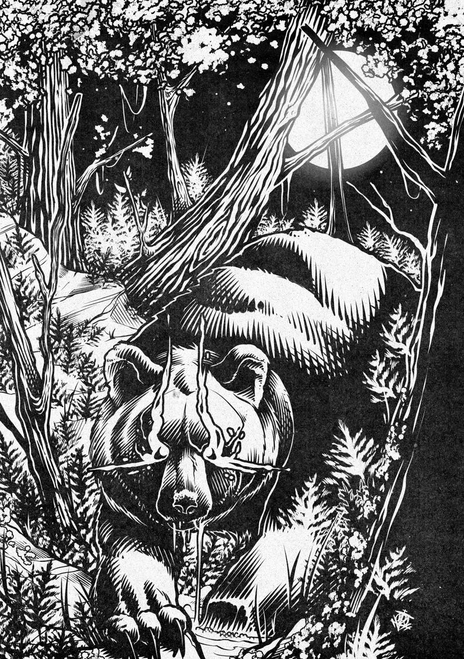 My contribution to Tolktober for 2026 for Rogue Print Co. Tolkien Book Illustration
