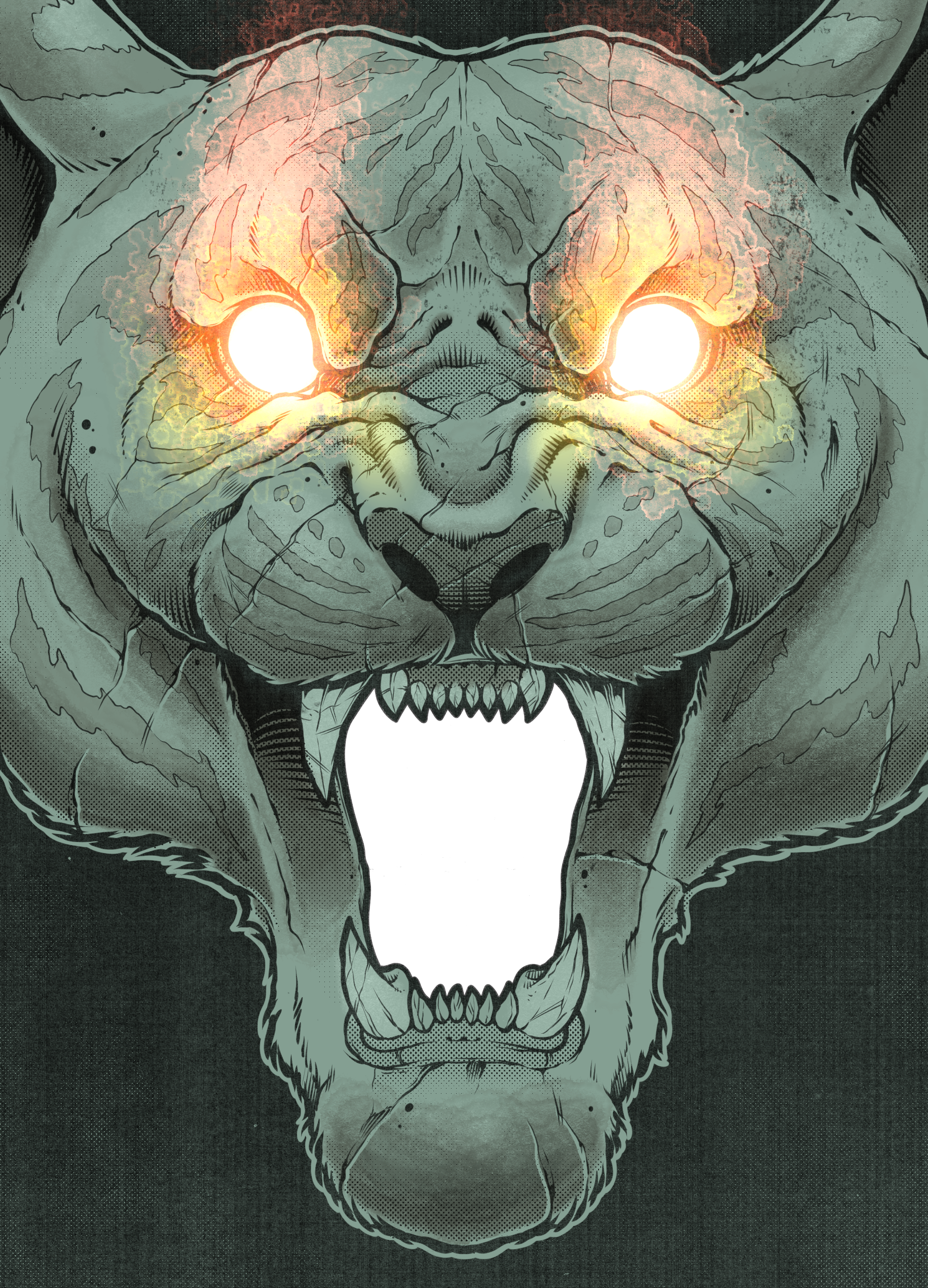 A Stone Tiger for some Packaging art