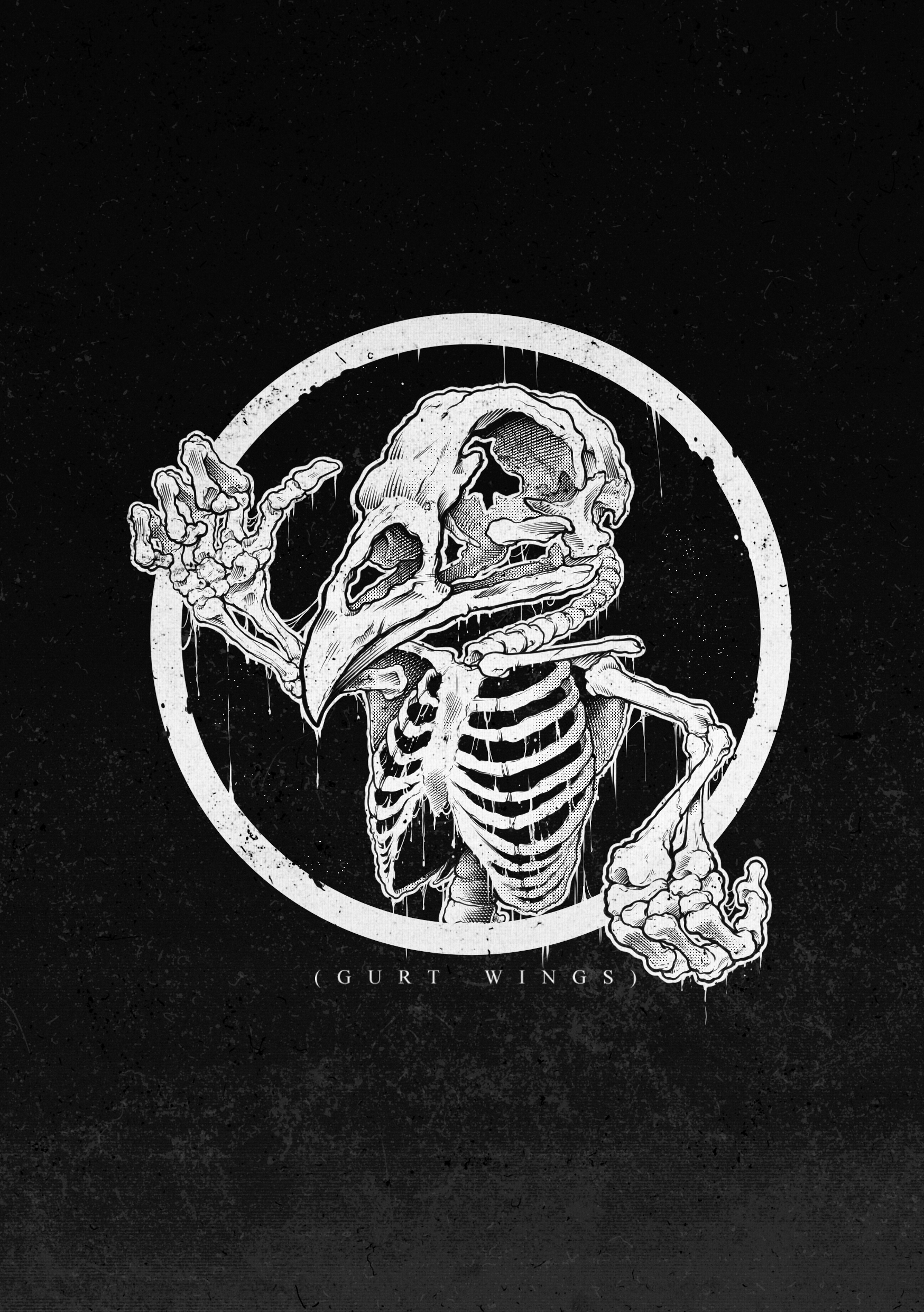 Fast food Merch design for local company Gurt Wings