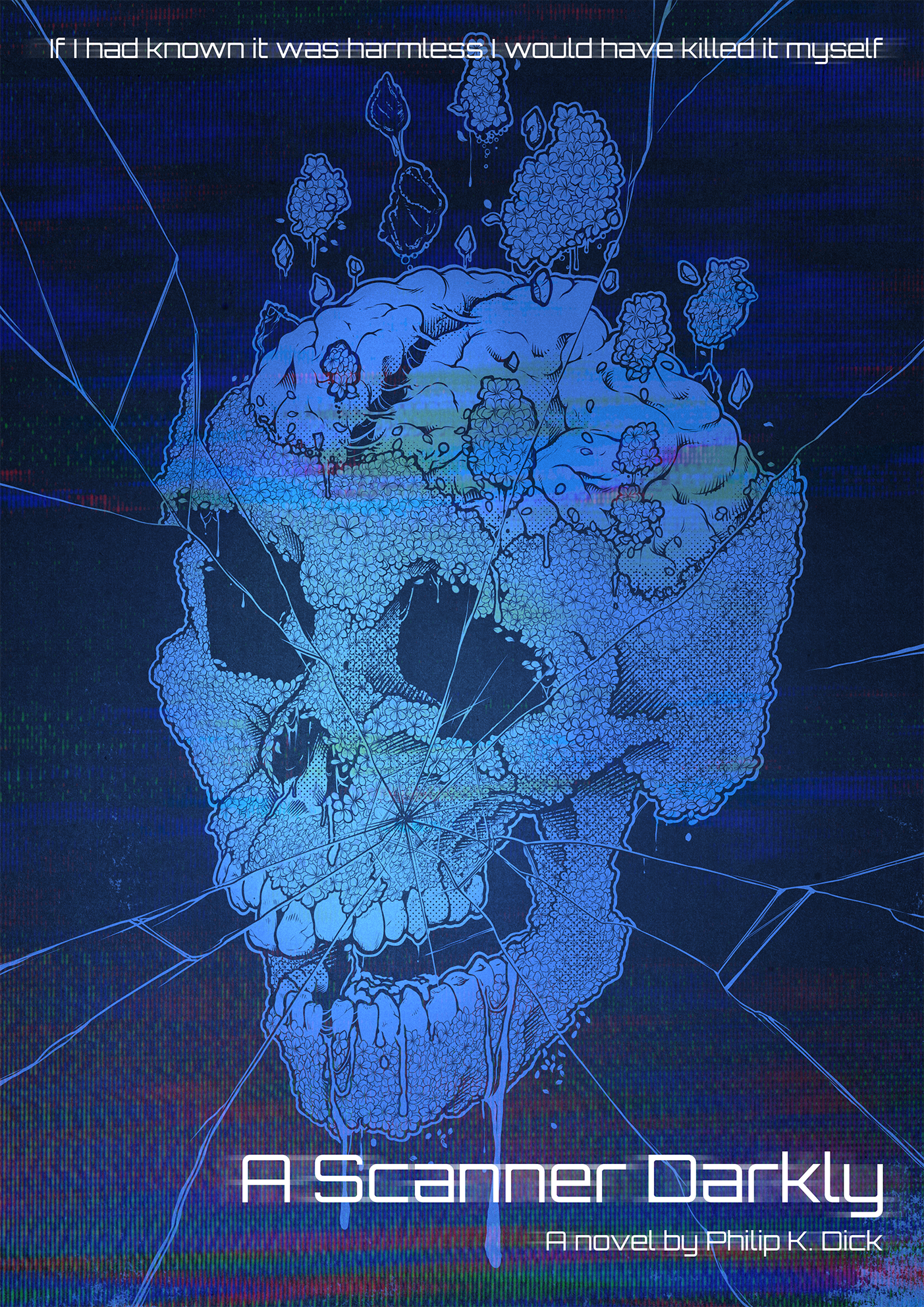 A Mock cover for the Philip K. Dick novel 'A Scanner Darkly'