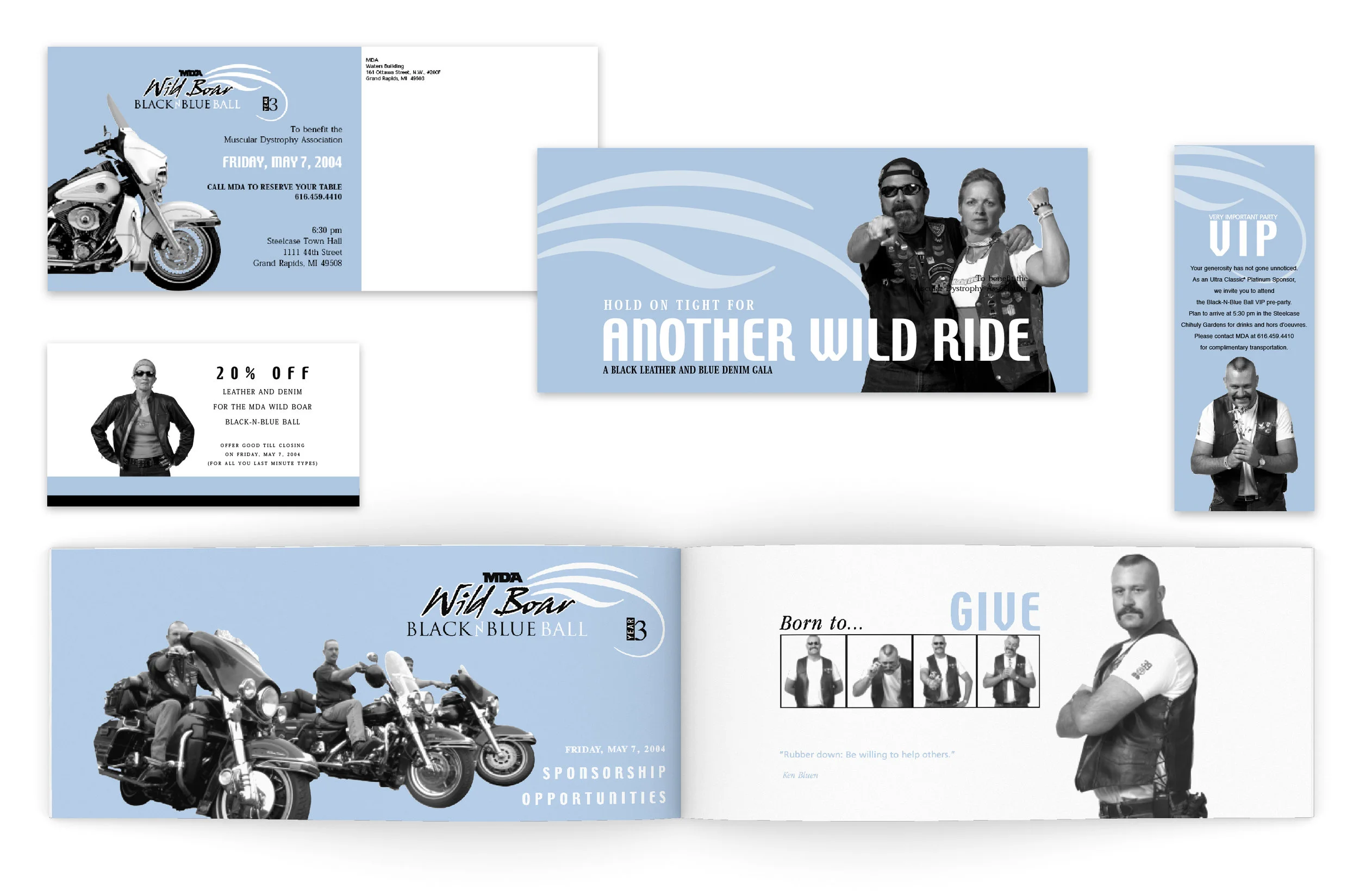 MDA / Harley Davidson – Black ‘N’ Blue Ball Materials