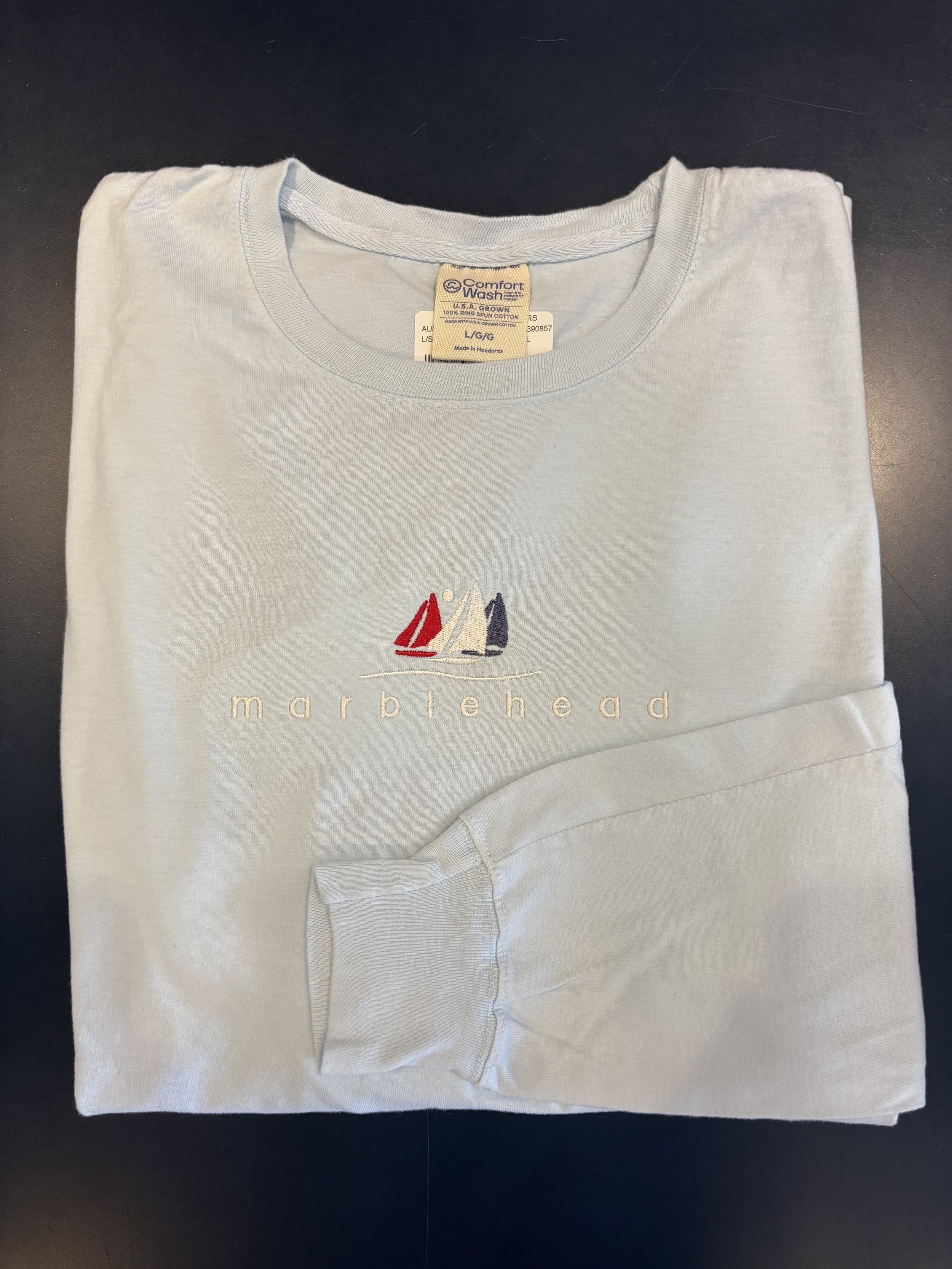 L/S 3 Peat Sailboat Tee $34