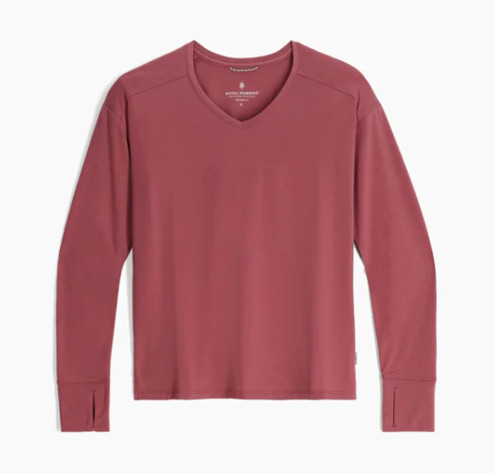 Madera V-Neck Wild Rhubarb $75