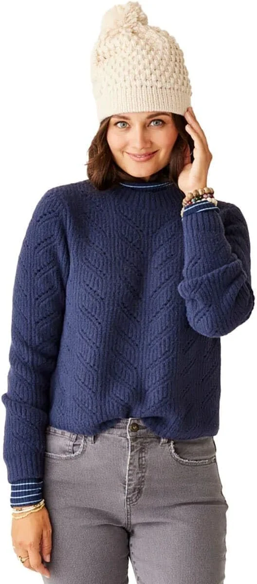 Monroe Sweater Navy $108