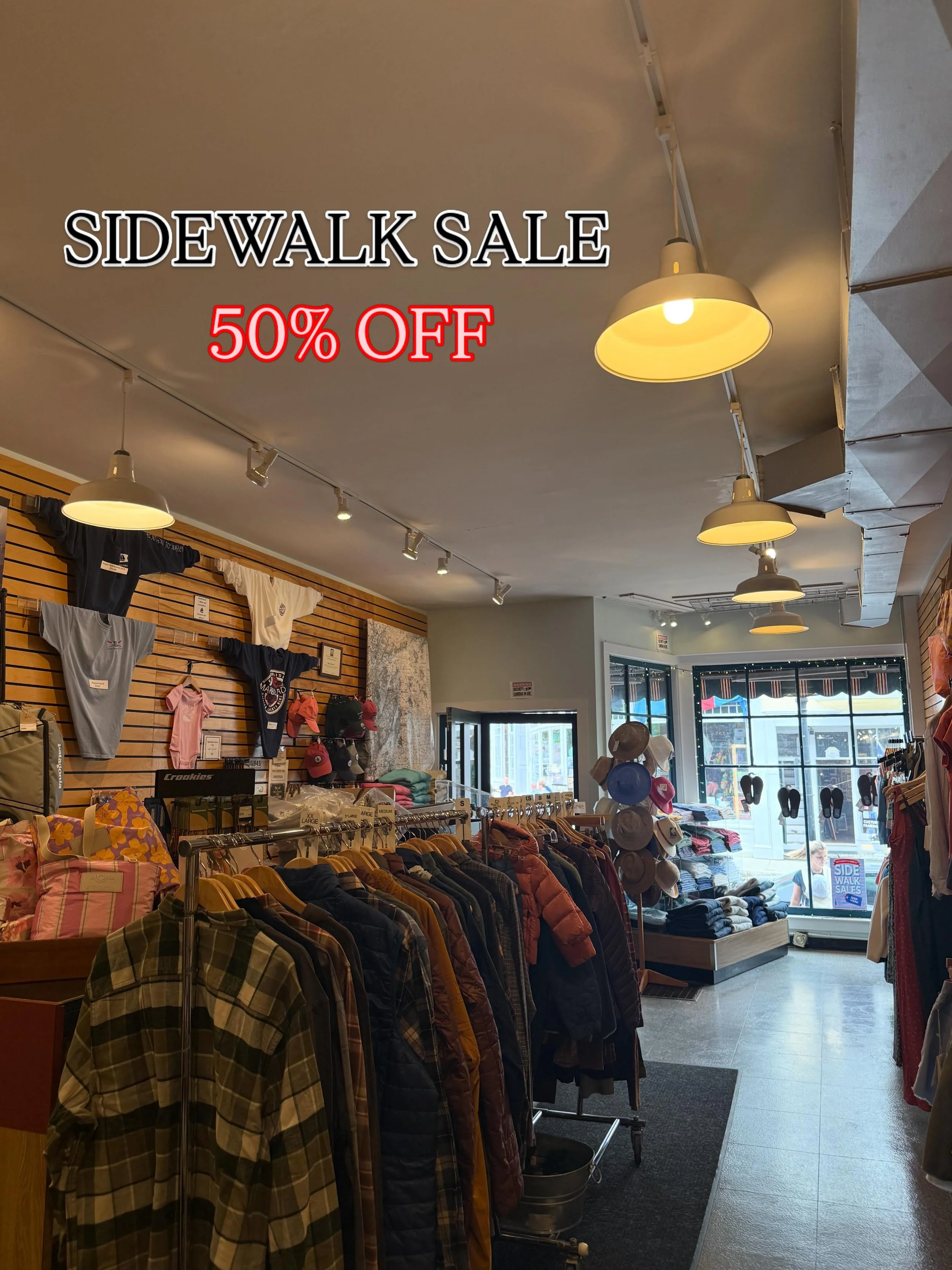 The best time of year has arrived! The Sidewalk sale has begun! Stop in for 50% off select pieces 🏷️☀️

#sidewalksale #marblehead #shoplocal