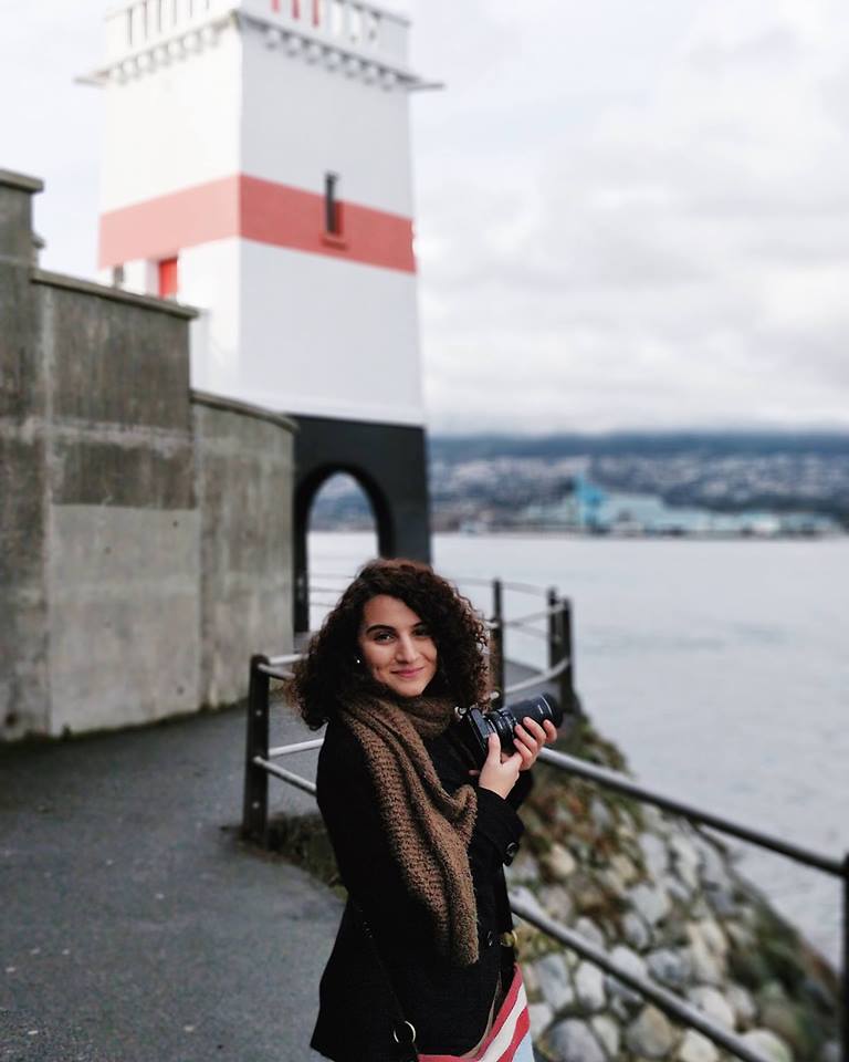 Salma at Brockton Point Lighthouse