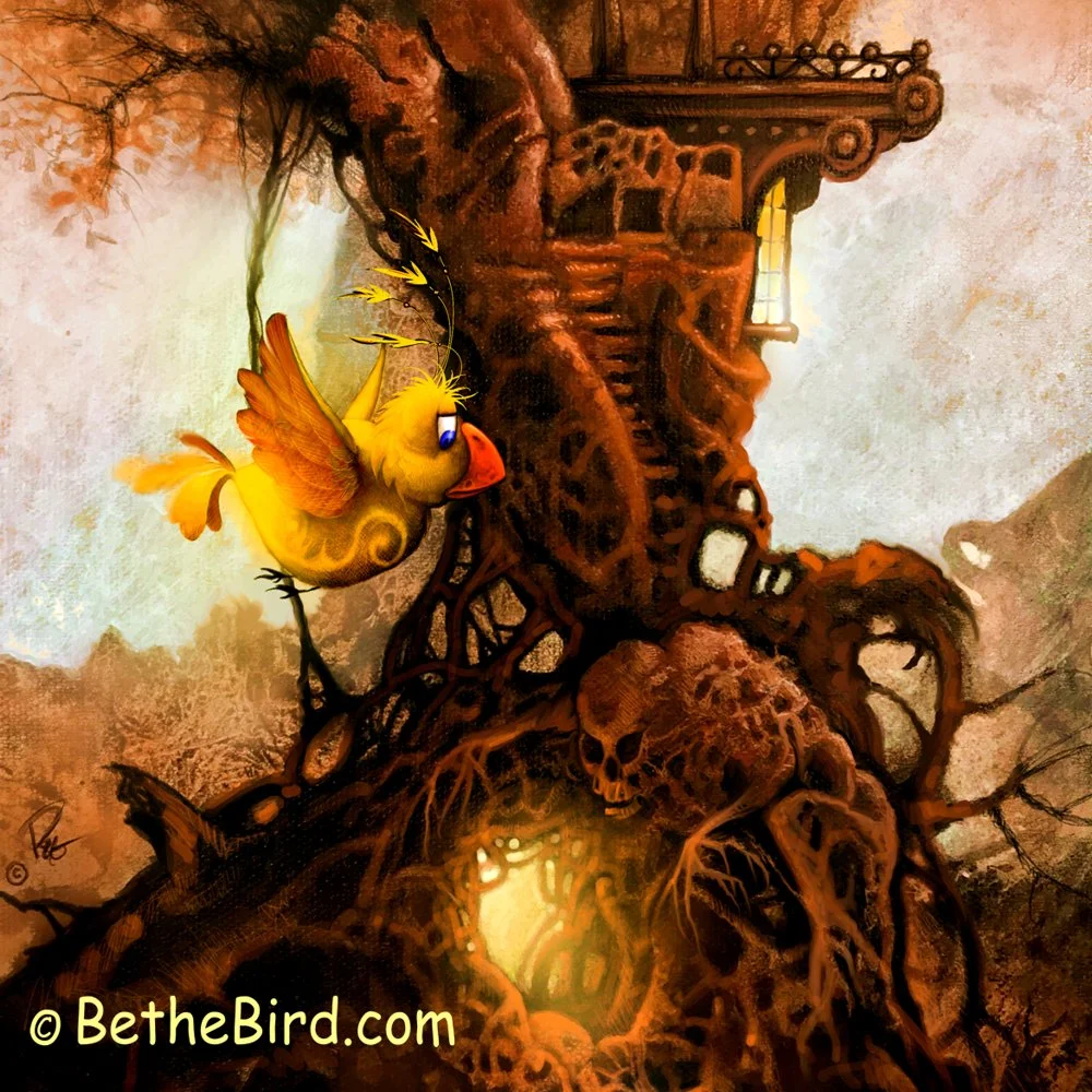 'YELLOW BIRD IN PARADISE'