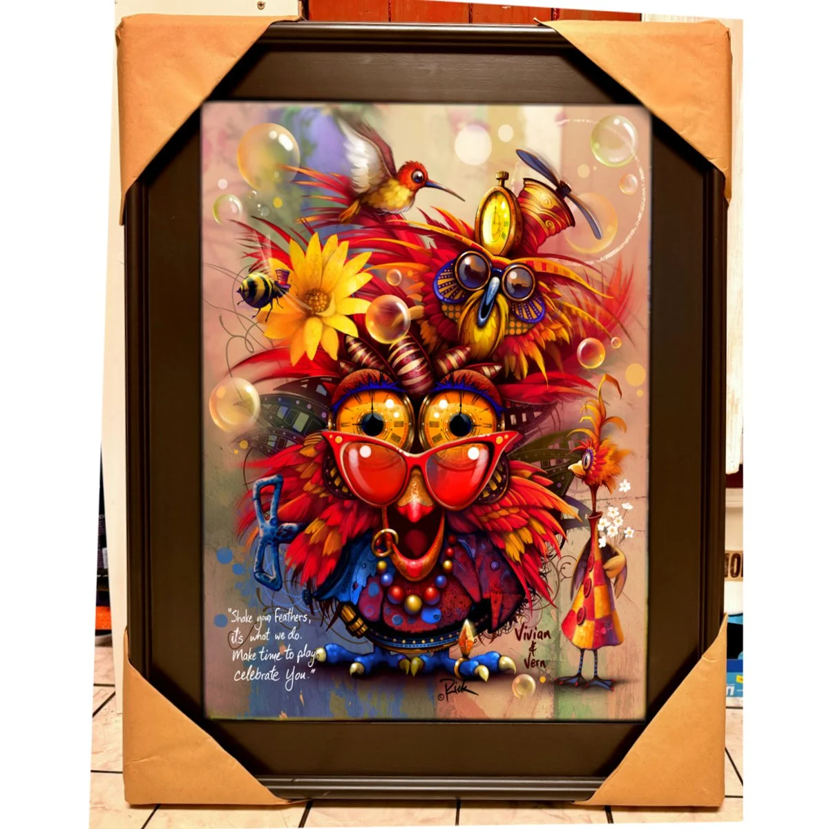 18x24 VIVIAN & VERN - w/frame