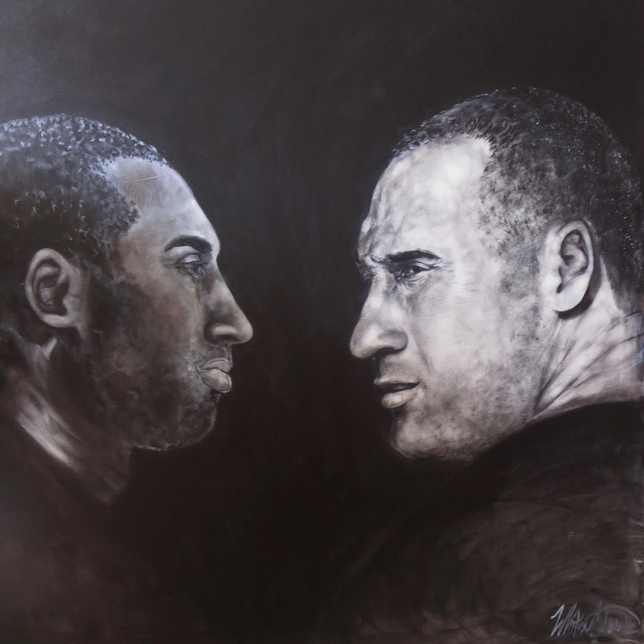 KOBE vs DEREK 30x30"