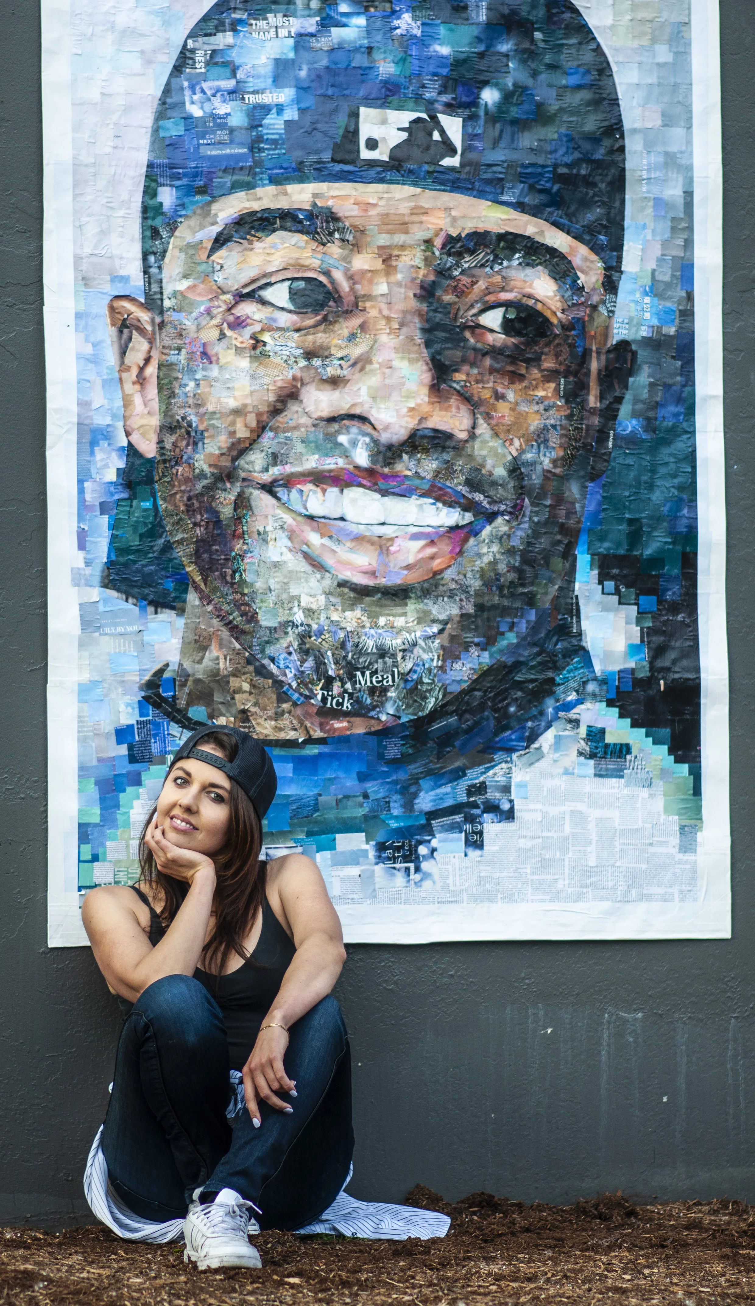 Ken Griffey Jr | 48x72" collage 2019