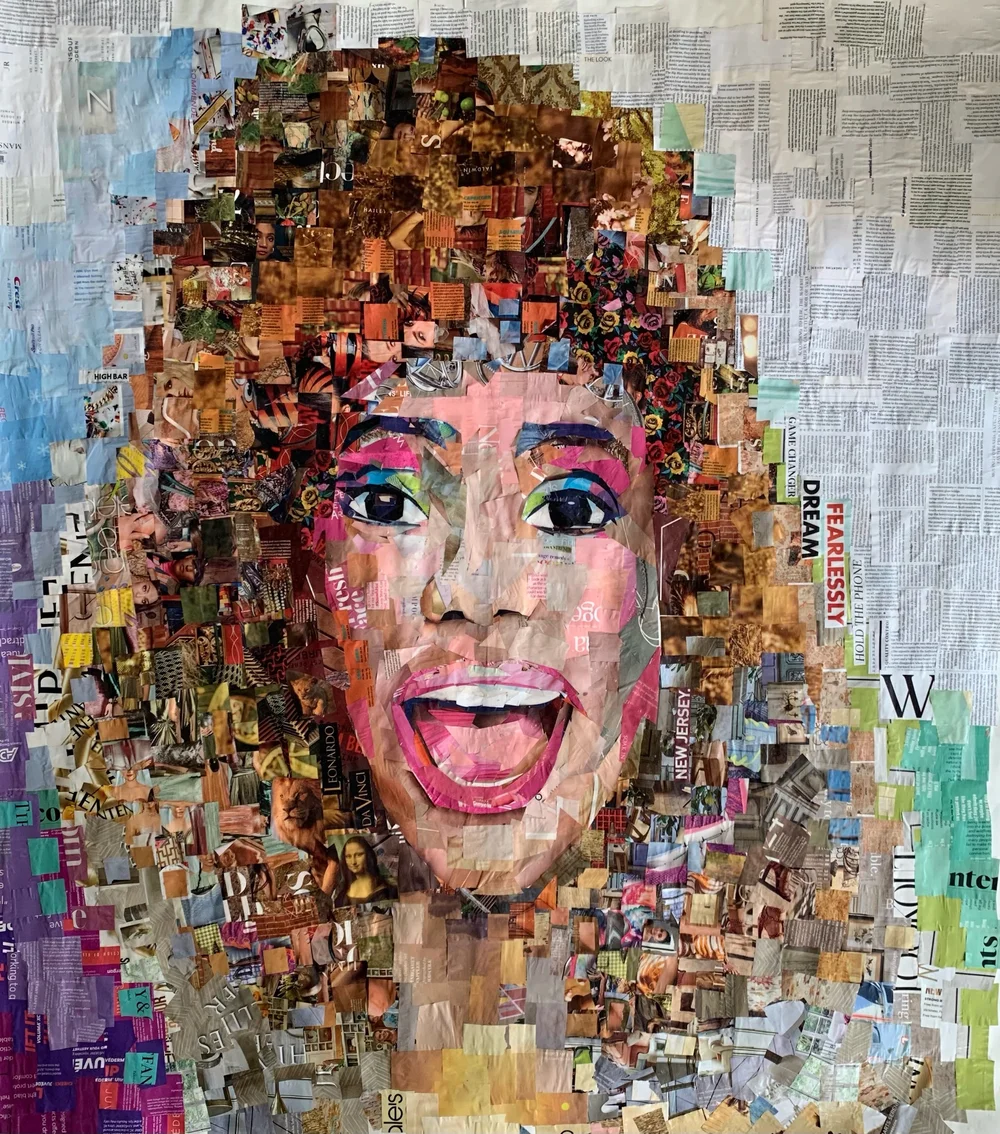 Pop Culture & Icons collage art by Whitney L Anderson