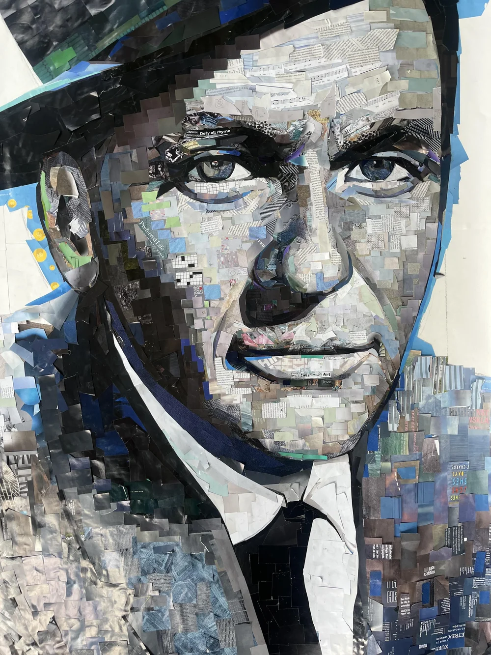 Frank Sinatra, finished mosaic collage