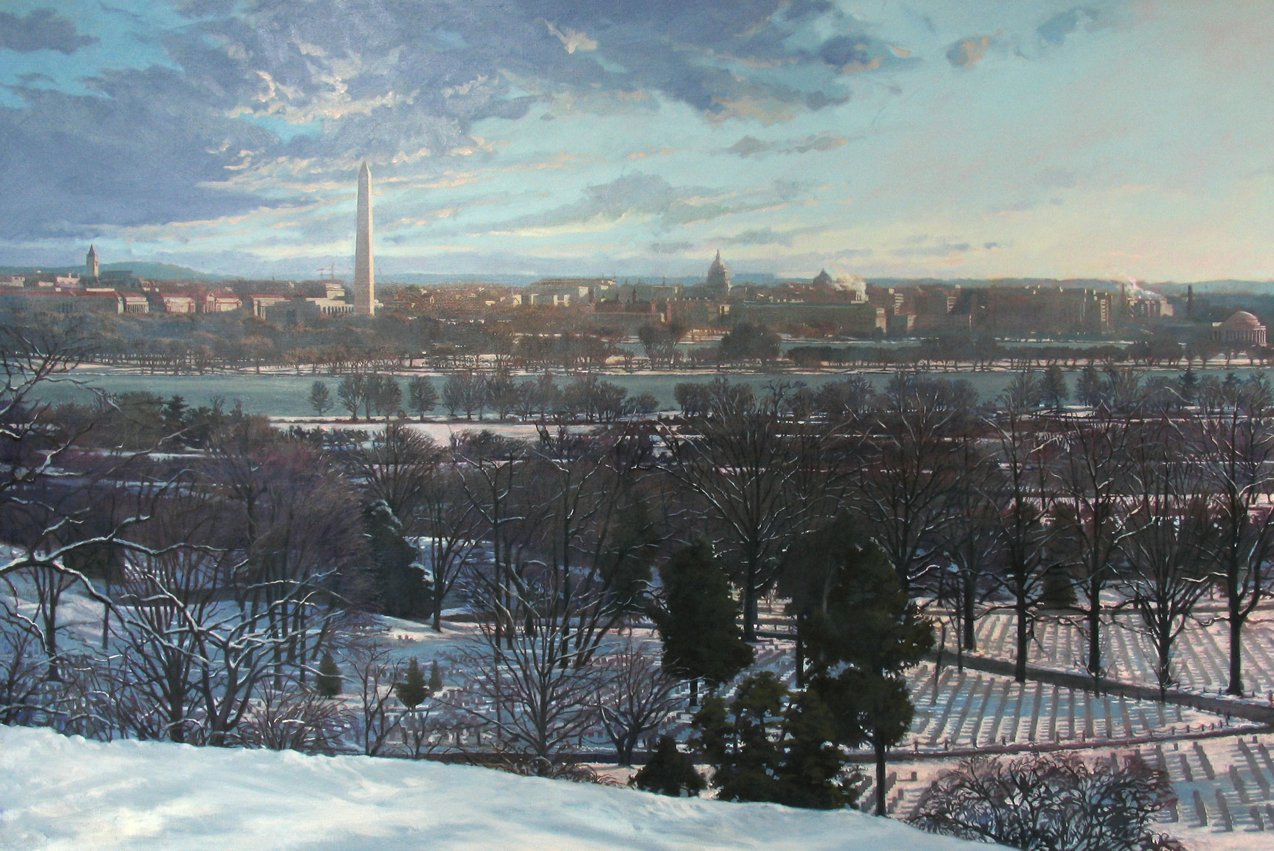 Washington View from Arlington House