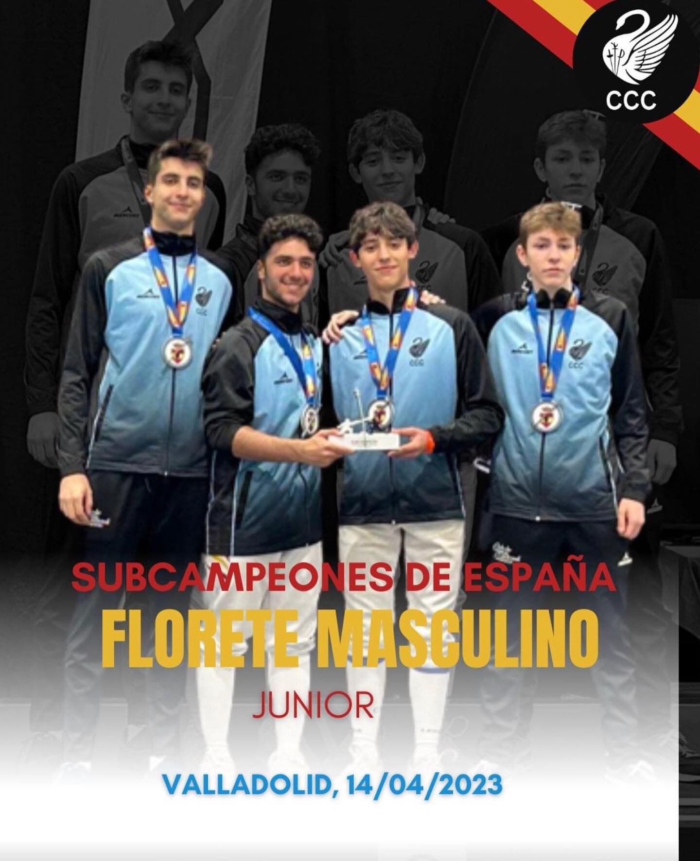 Silver medal 🥈 at the Junior Spanish National Championship for Alex and his team!!! Fantastic team work!!🎉🤺👏 @esgrimacisneros