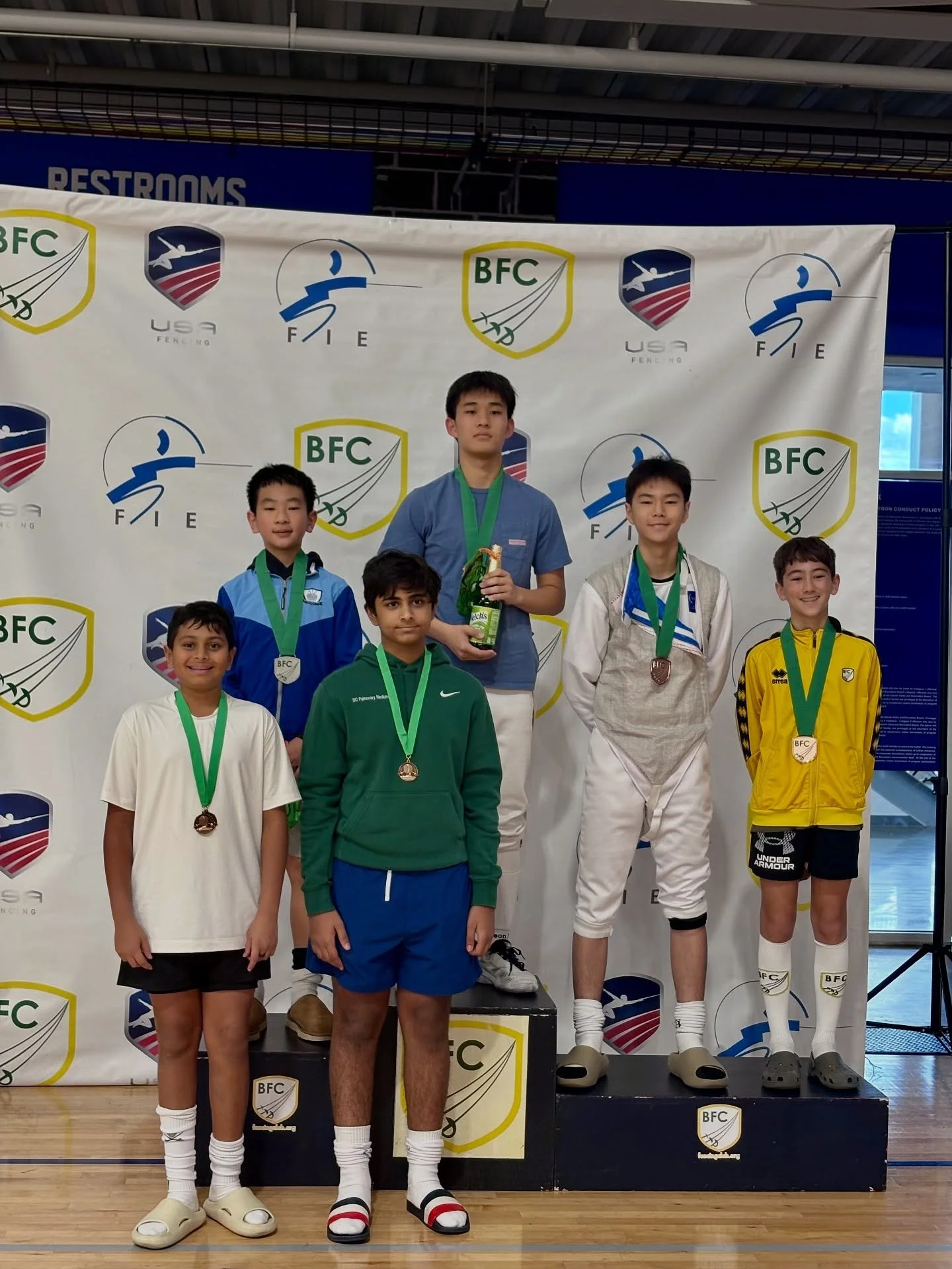 A huge cheer for Martin You for earning a brilliant 3rd place! It&rsquo;s incredible performance in the Cadet Men&rsquo;s Foil🥉 And well done to Asim George for taking a fantastic 5th place, right alongside Vin Nemi who secured 6th place!💪