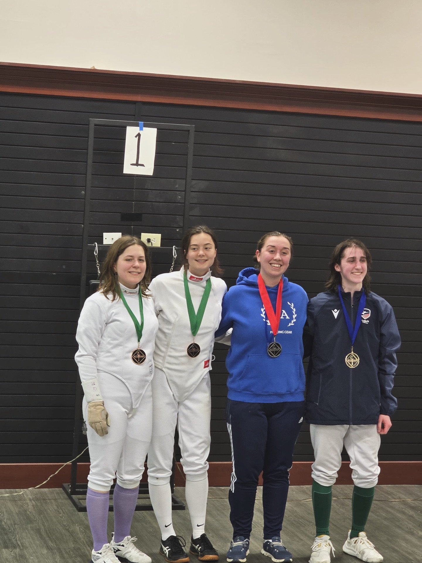 🥈🏆Huge congratulations to Elya Courtney for a 2nd Place finish in Senior Women&rsquo;s Epee at the Athens Fencing Tournament!
Seeing you back in action we couldn&rsquo;t be more proud of the work you&rsquo;ve put in to get here.
Welcome back to the