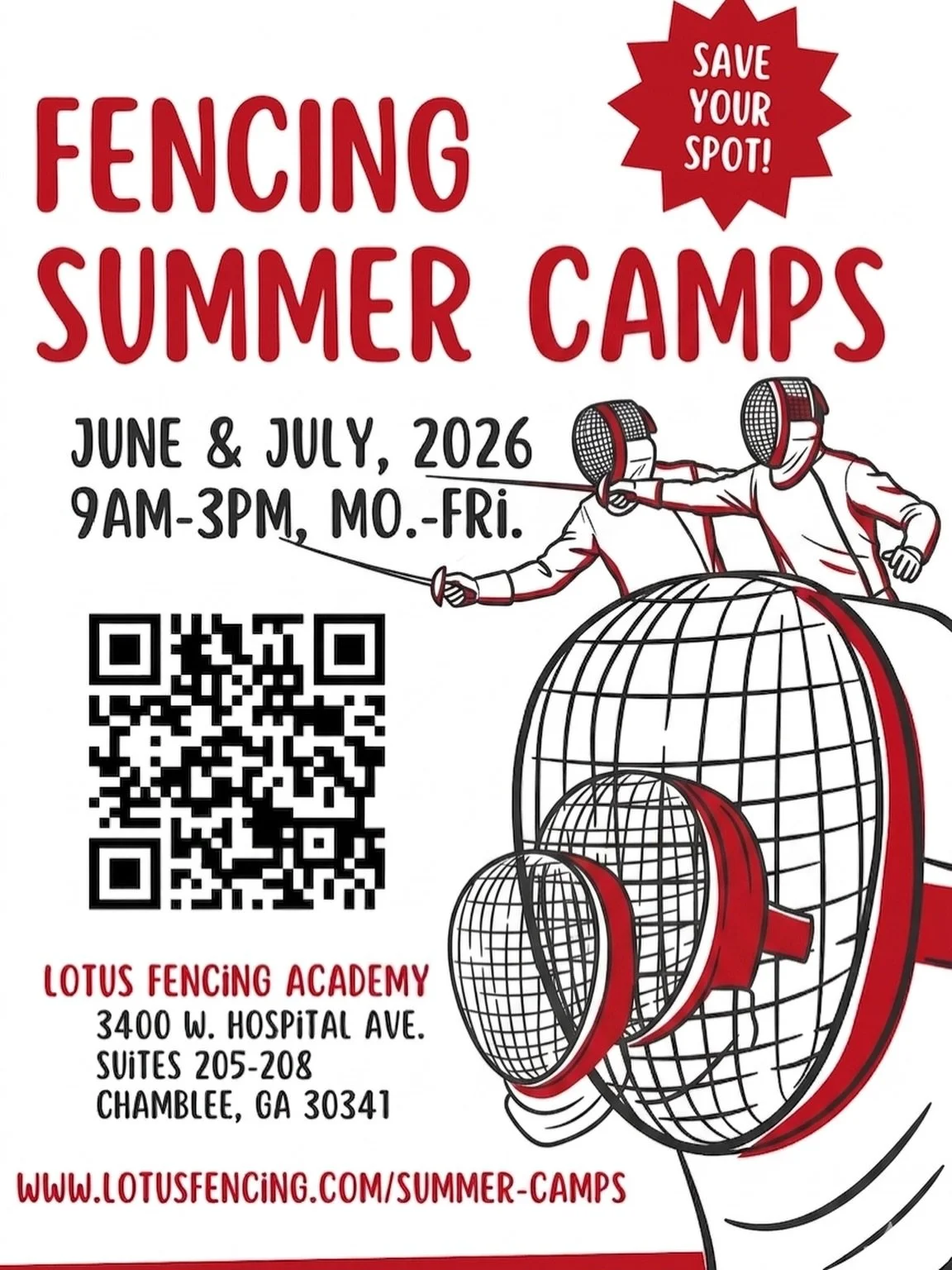 🤺 Strike This Summer: Where Strategy Meets Speed! 🤺
Looking for a summer experience that&rsquo;s a cut above the rest? Join us for an action-packed Fencing Summer Camp designed to turn athletes into tacticians!
From the first &ldquo;Prets?&rdquo; t