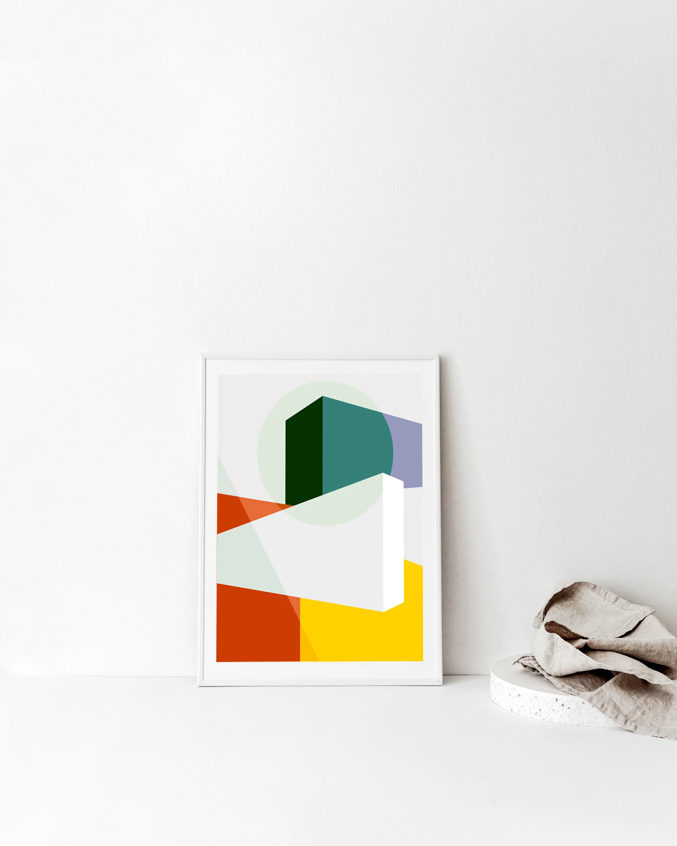 3D Abstract Print Frame White.jpg