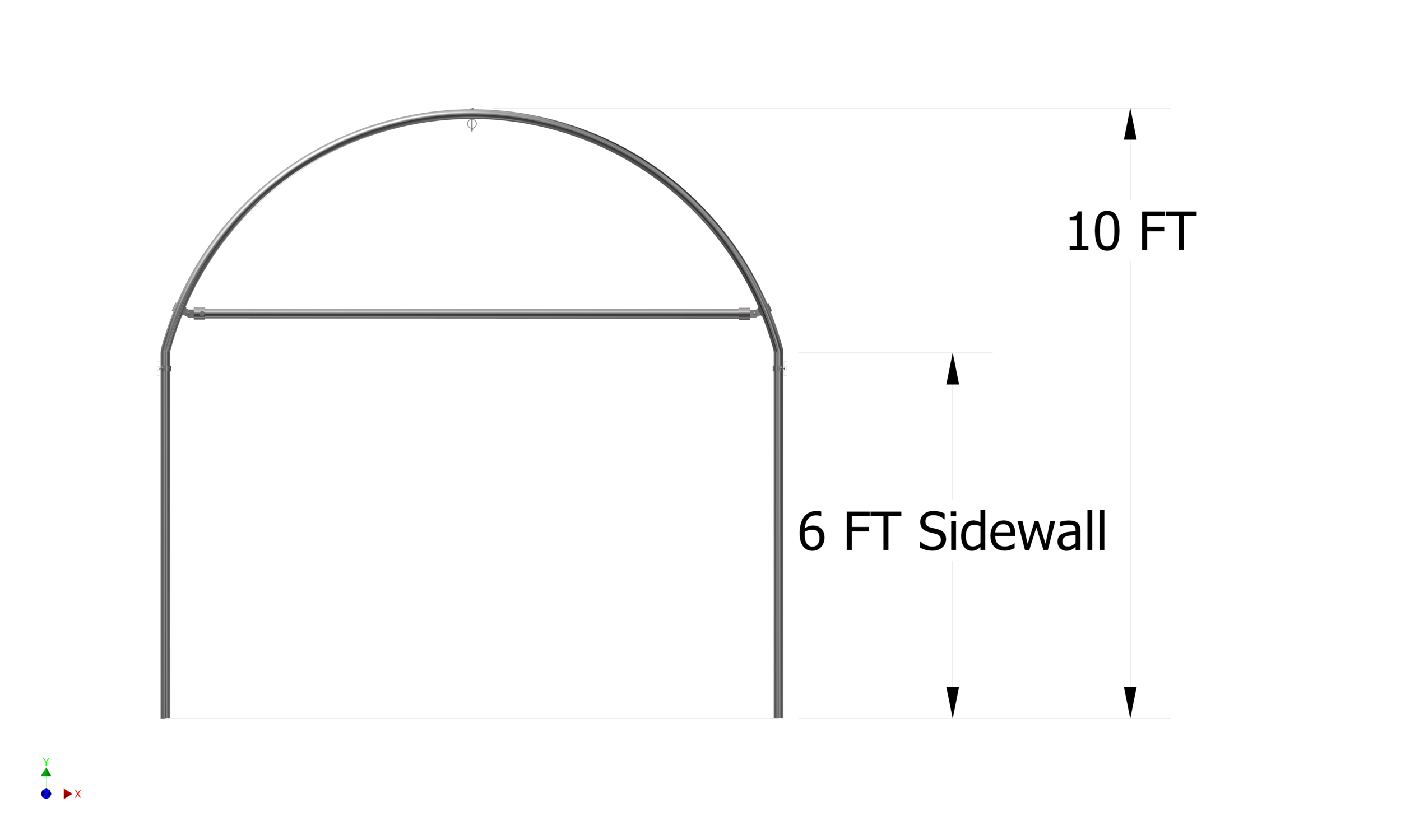 10' x 20' Hobby House, Front Dimensions, 3.png