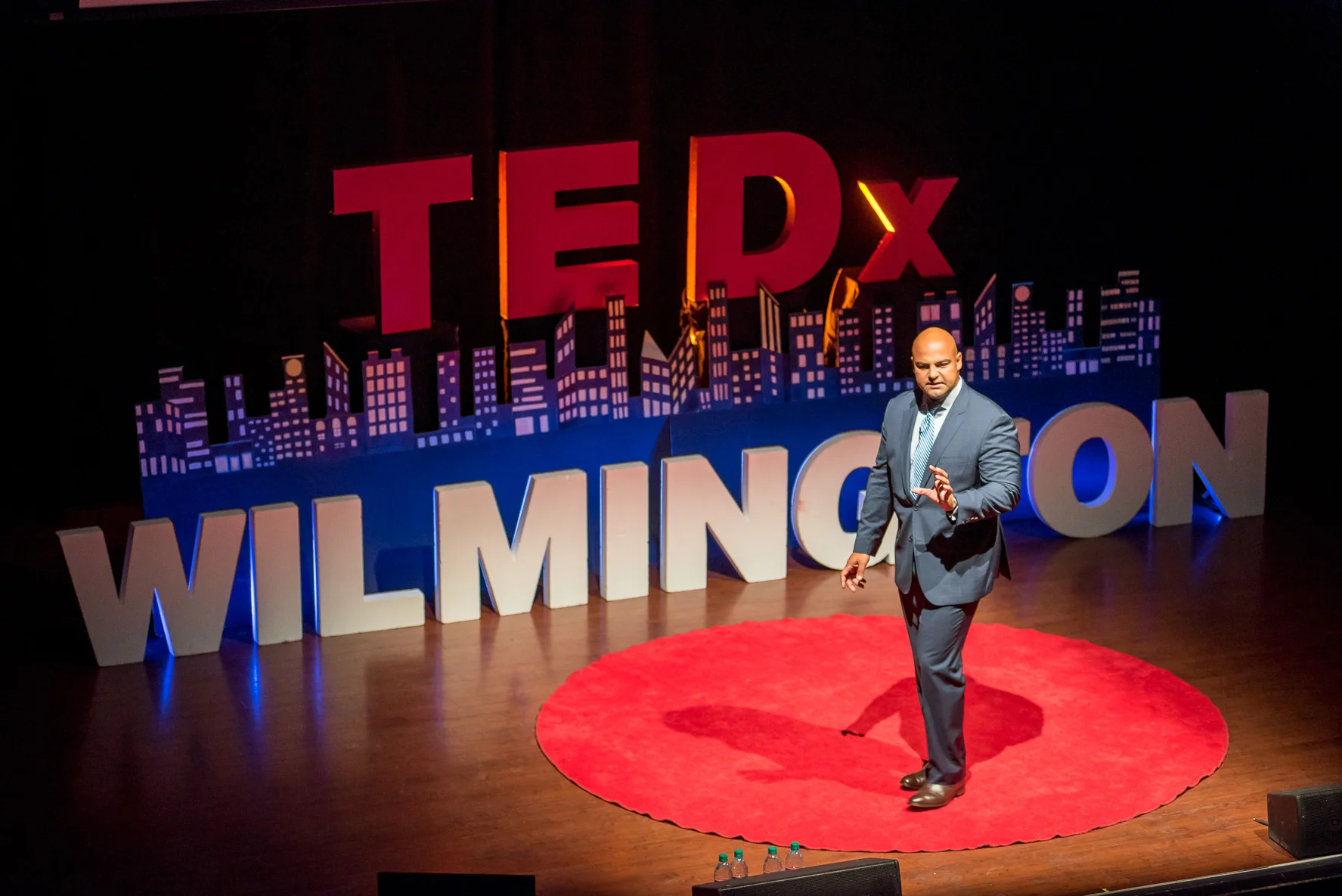 Saad Soliman speaking at TEDxWilmington Annual Conference 2016
