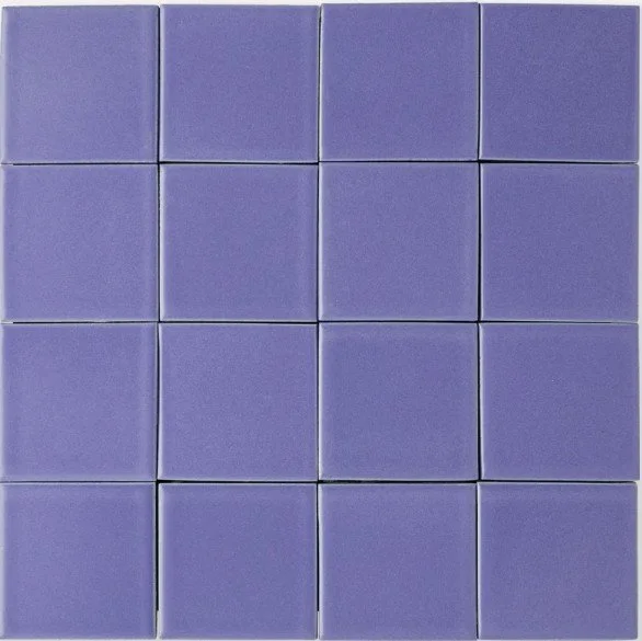 purple handmade tile
