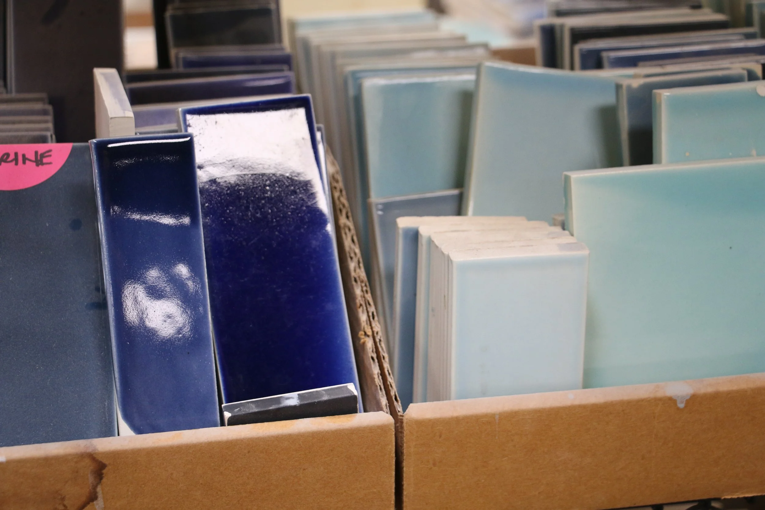 custom color pour tests by Tempest Tileworks