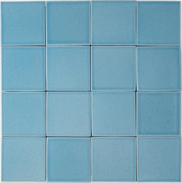 turquoise handmade tile