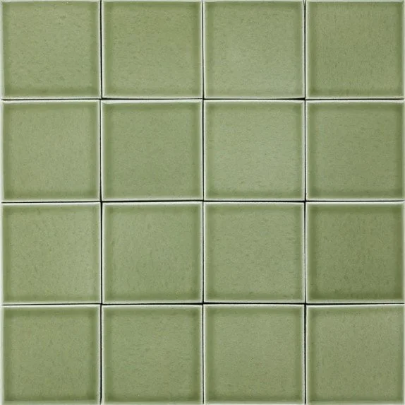 light green handmade tile