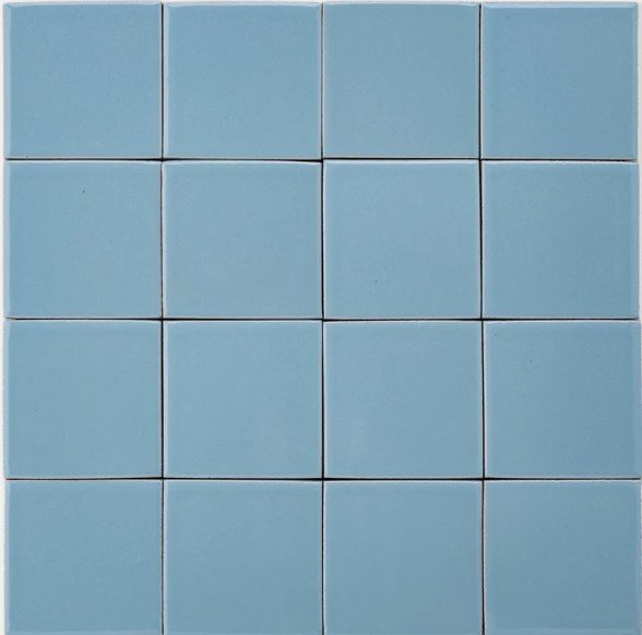 light blue artisan tile